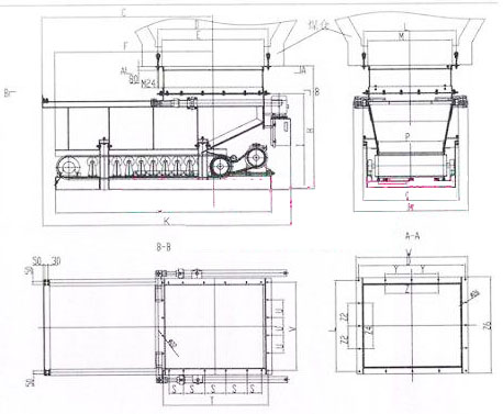 甲带给料机图纸