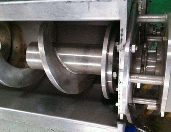 不锈钢单管无轴螺旋输送机可以应用到食品搅拌吗？